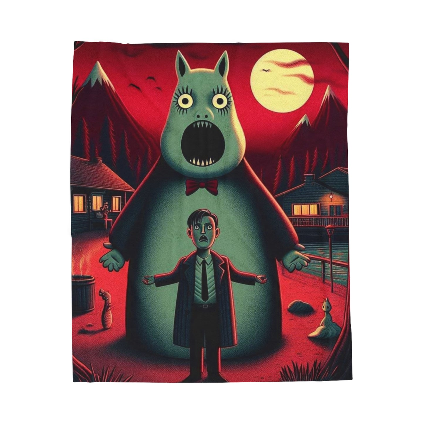 The Haunting velveteen plush blanket