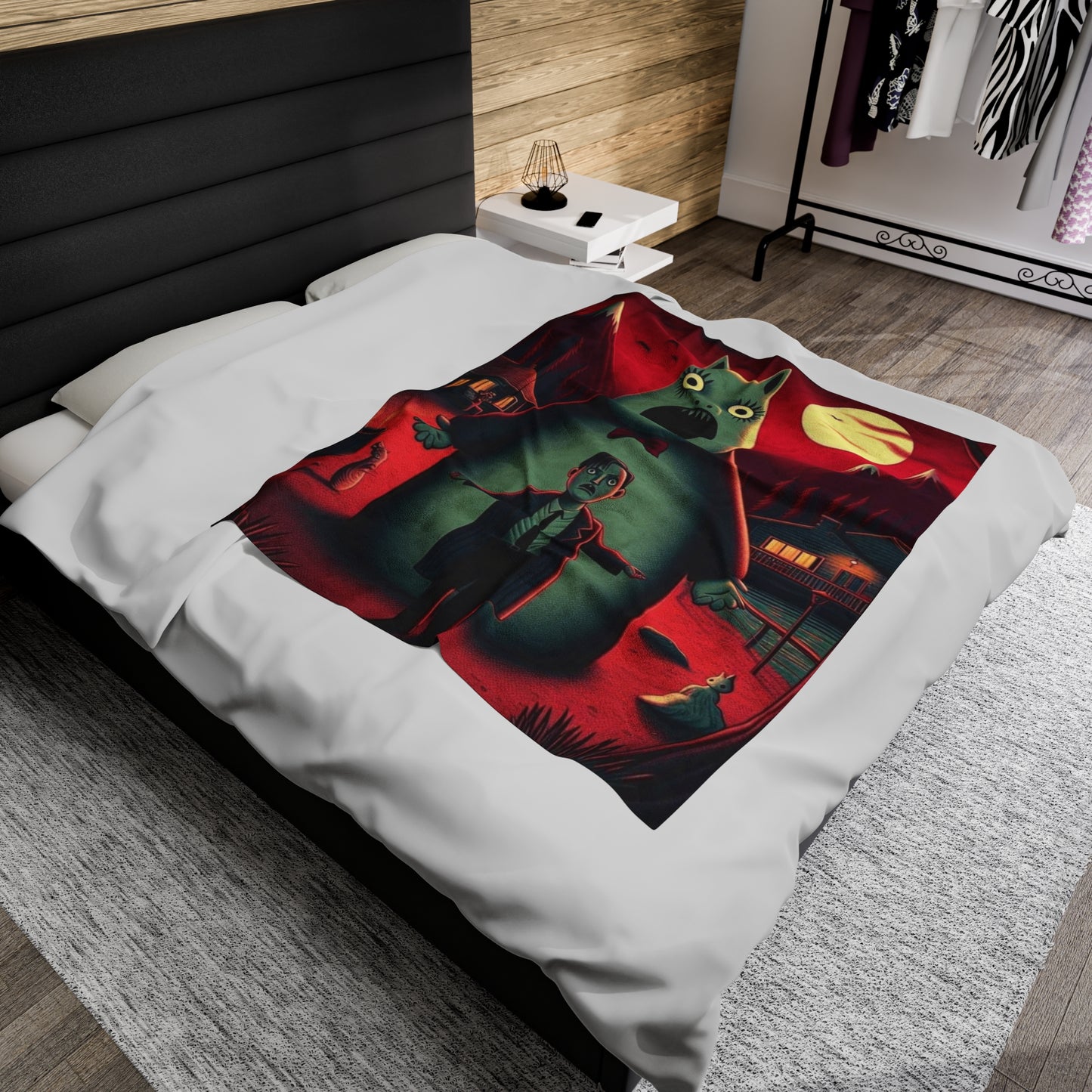 The Haunting velveteen plush blanket