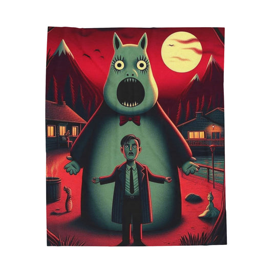 The Haunting velveteen plush blanket